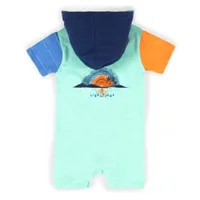 Travel Hooded Romper 6-24m