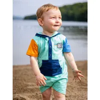 Travel Hooded Romper 6-24m