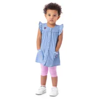 Leopard Tamer Denim Dress 6-24m