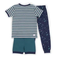 Fishes 3 Pieces Pajamass 2-6y