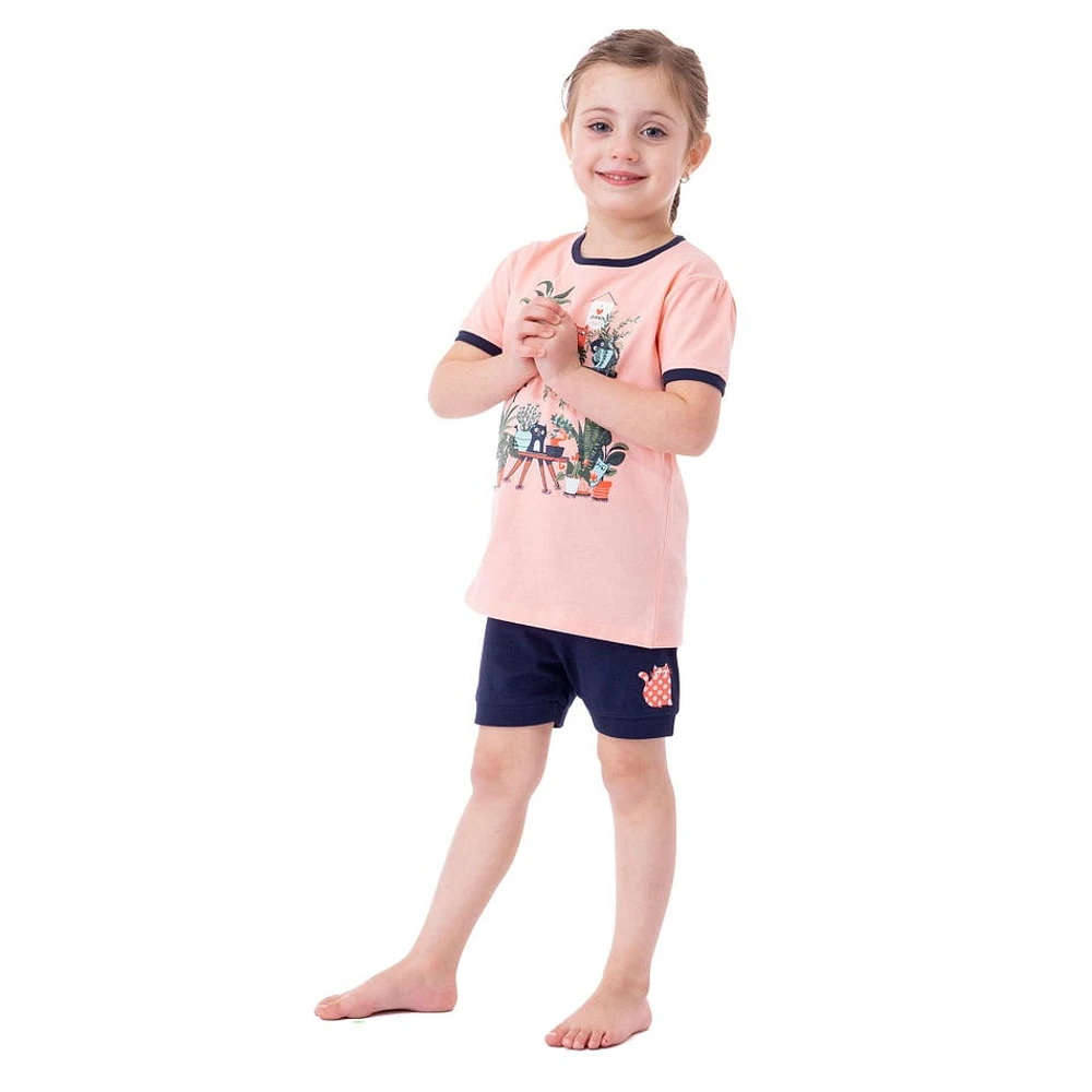 Pyjama Trois Pièces Chats 2-6ans