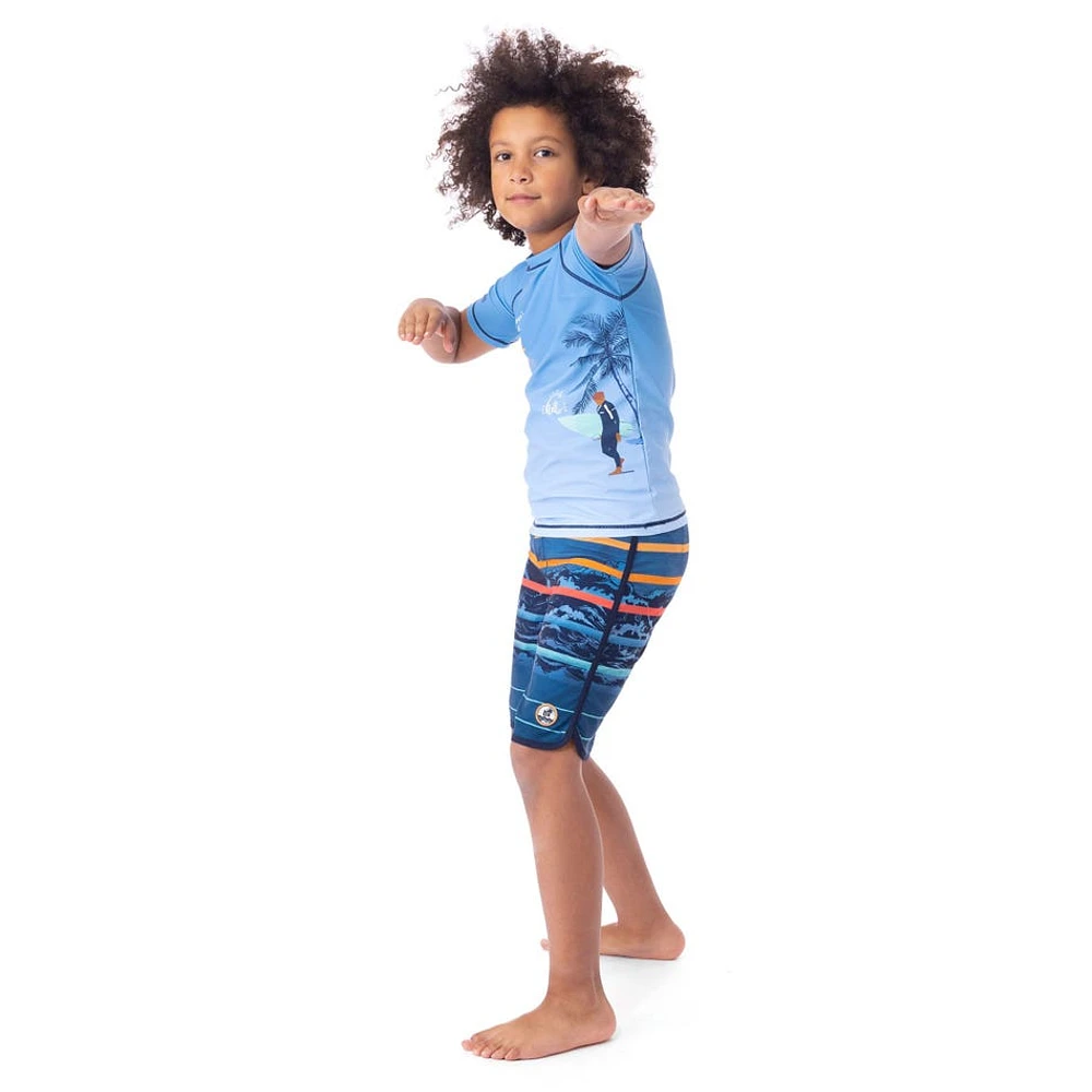 Short Maillot UV Surf 7-12ans