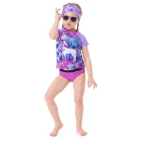 Unicorn 2 Pieces UV Swimsuit 2-6y