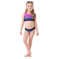 Unicorn Striped Bikini 4-6y