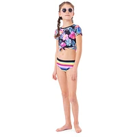 Bikini UV Noeud Hibiscus 7-14ans