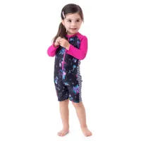 Butterflies Long Sleeves UV Swimsuit 2-4y