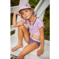 Mini Flowers Knot Bikini 3-6y