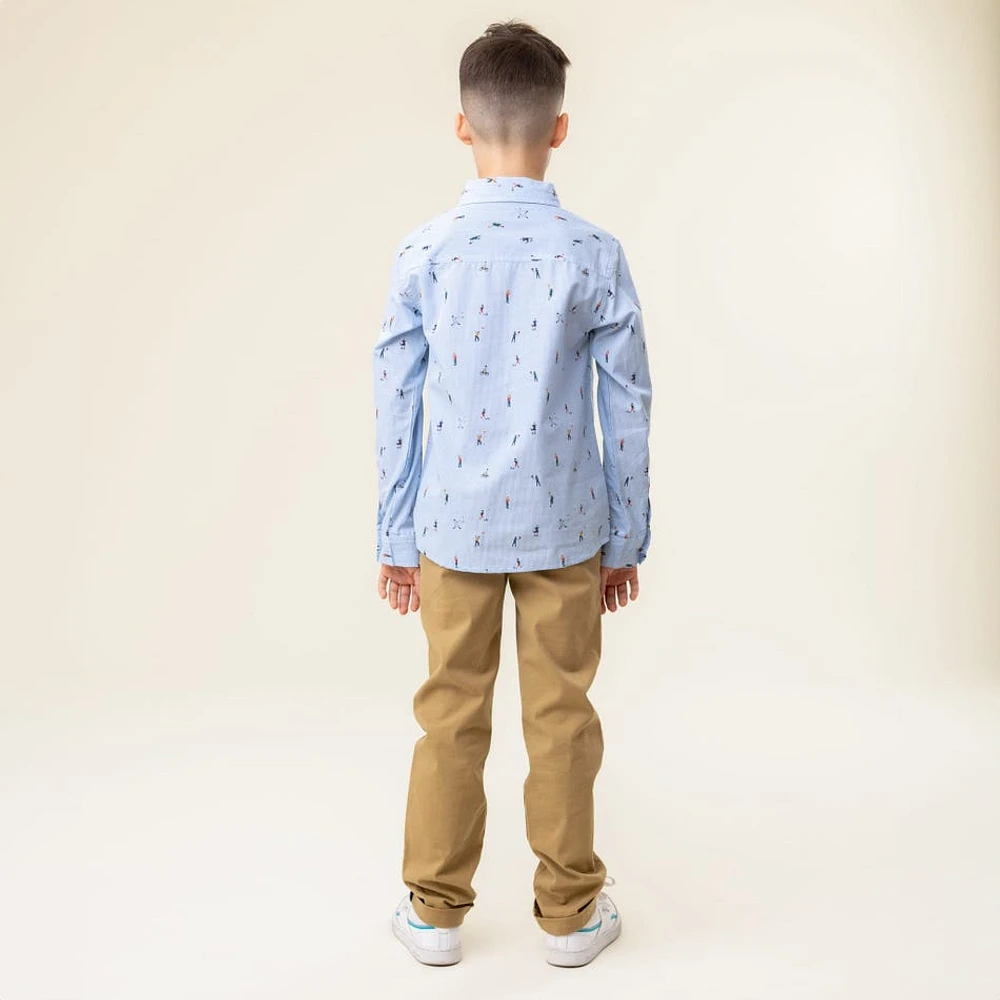 Chemise Rayée Match 2-12ans