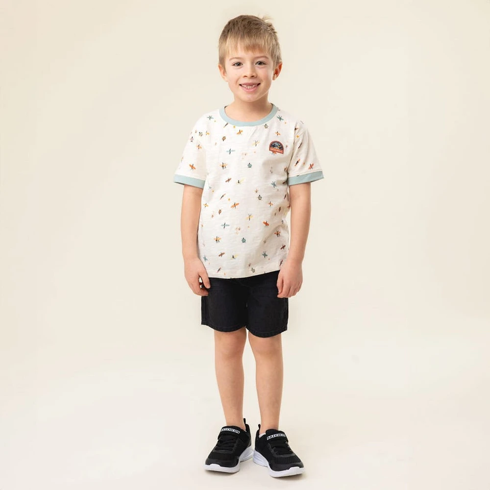 Short Denim Noir Vacances 2-12ans