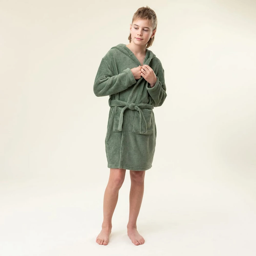 Green Dressing Gown 2-14y