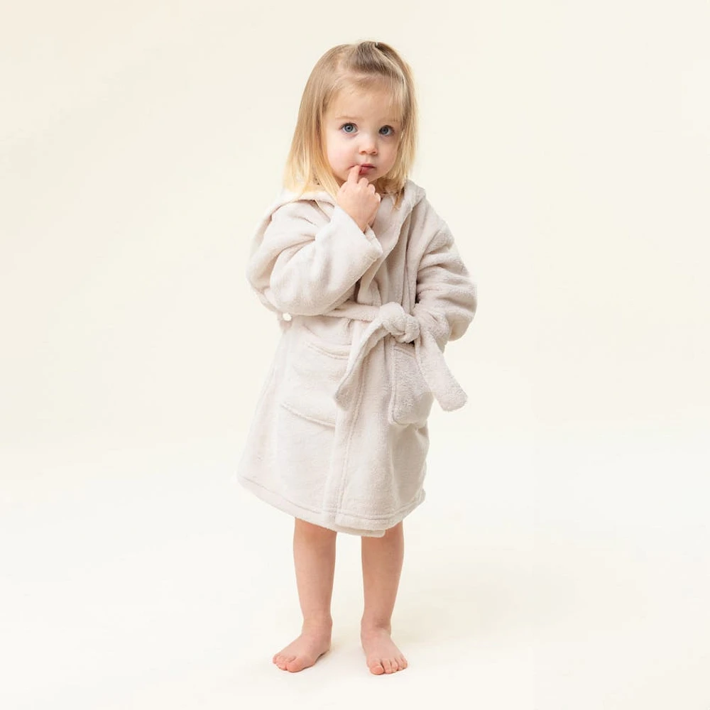 Solid Dressing Gown 2-14y