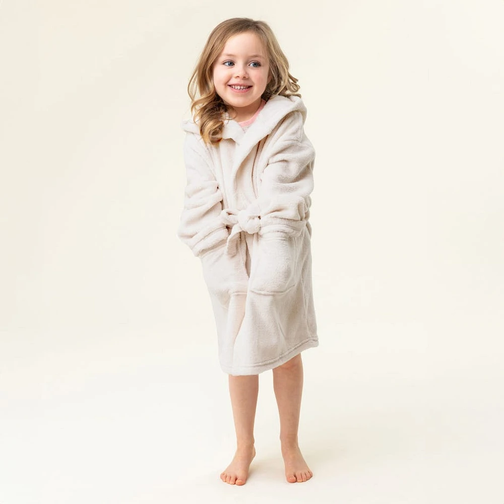 Solid Dressing Gown 2-14y