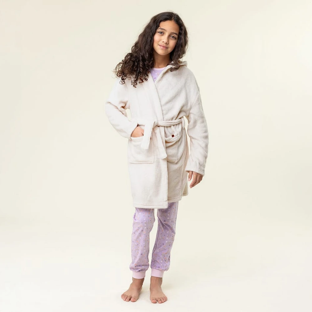 Solid Dressing Gown 2-14y