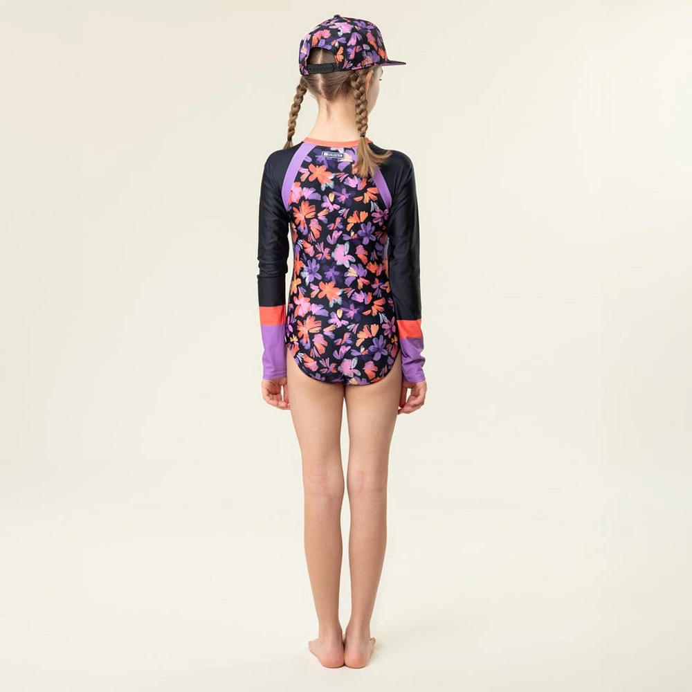 Maillot UV Manches Longues Bouquet 4-14ans