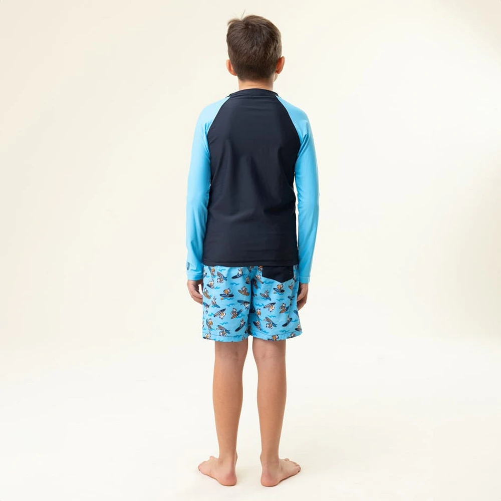 Dogs Long Sleeves Rashguard 2-10y