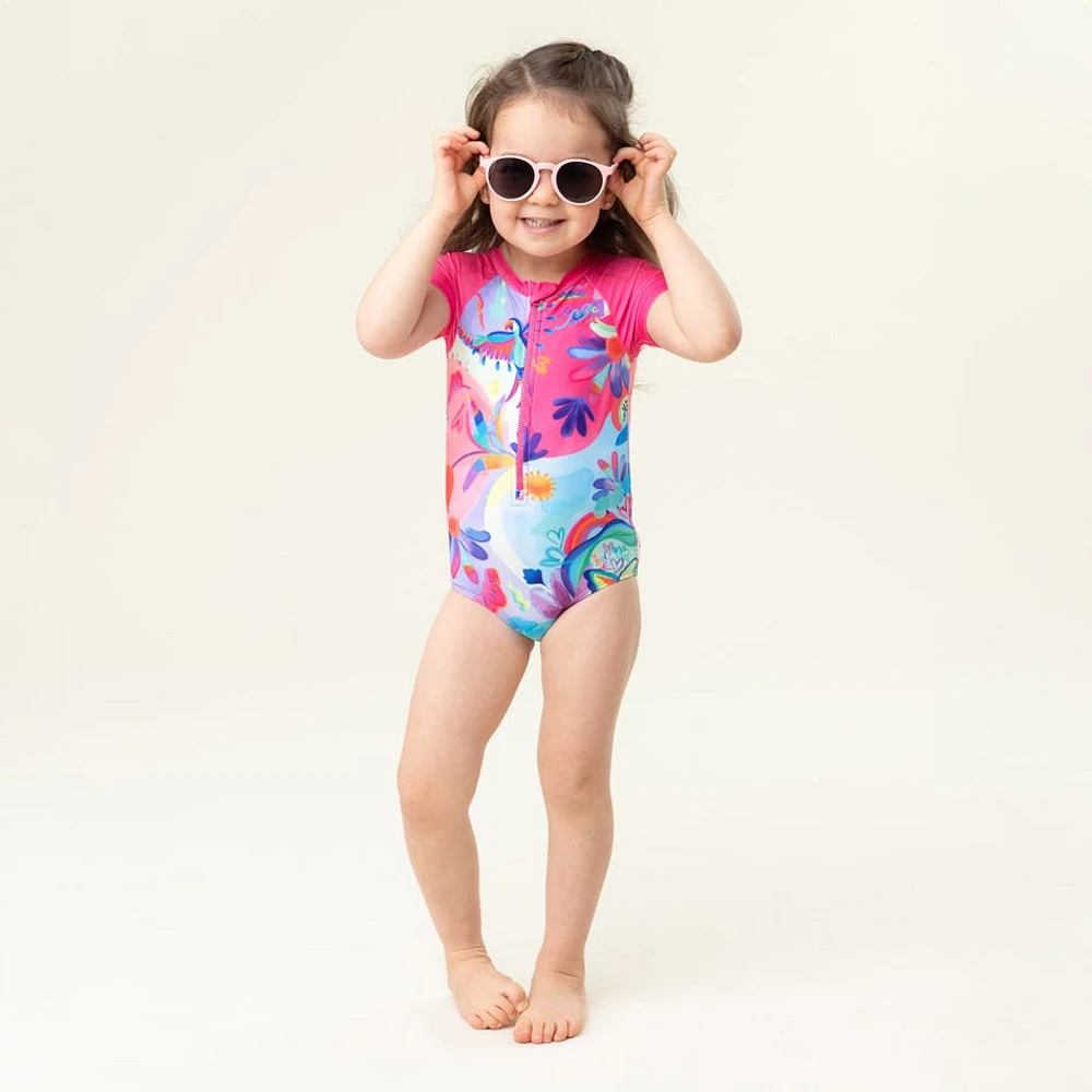 Flamingo UV Swimsuit 4-12y