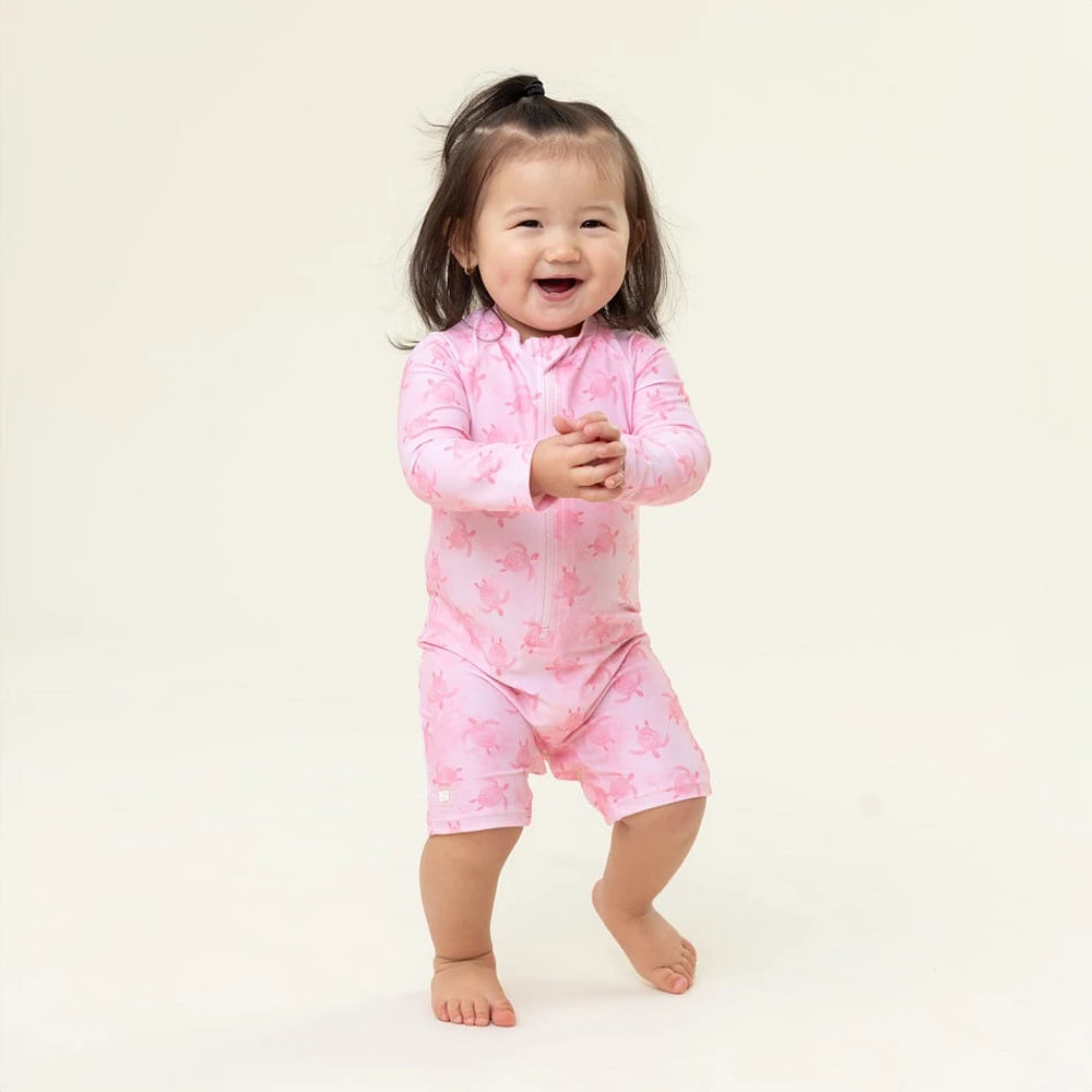 Turtles UV Long Sleeves Swimsuit 2-4y