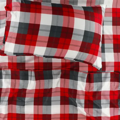 Double Sheet Set - Winter Plaid