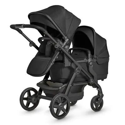 Wave Double Stroller - Onyx