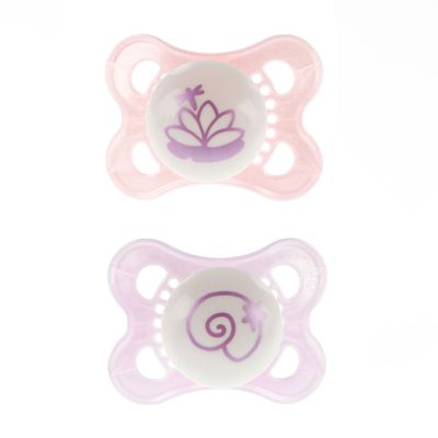2months+ Orthodontic Pacifier Set of 2 - Pink