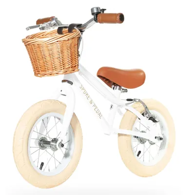 12" Boulevard Kids Balance Bike - White