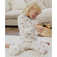 Chocolate Bunnies Pajamas Set 2-7y