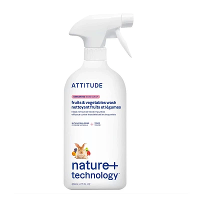 Nettoyant pour fruits et légumes Non parfumé 800 ml