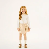 Jacquard Skort Two Pieces Set 2-8y