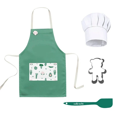 Ensemble Petit Chef Tablier et Chapeau