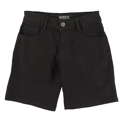 Short Denim Noir Large 10-16ans