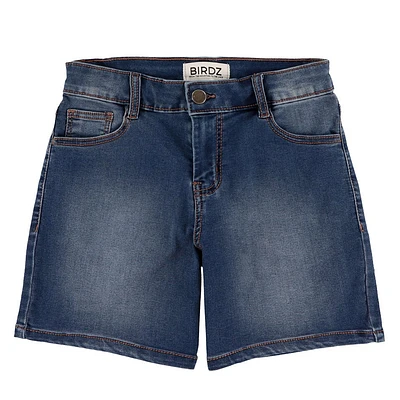Wide Leg Denim Short 10-16y