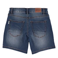 Wide Leg Denim Short 10-16y