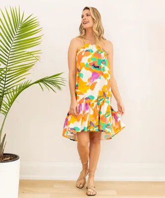 MAMA Off-the-shoulder Dress