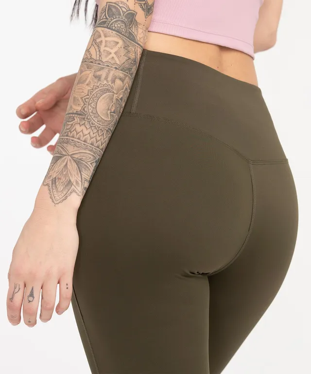 Women's Active Crop Legging With Mesh