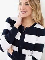 Zip Front Cardigan Sweater