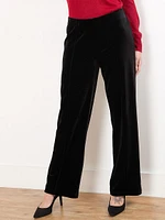 Trisha Velvet Wide Leg Pant