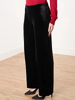 Trisha Velvet Wide Leg Pant