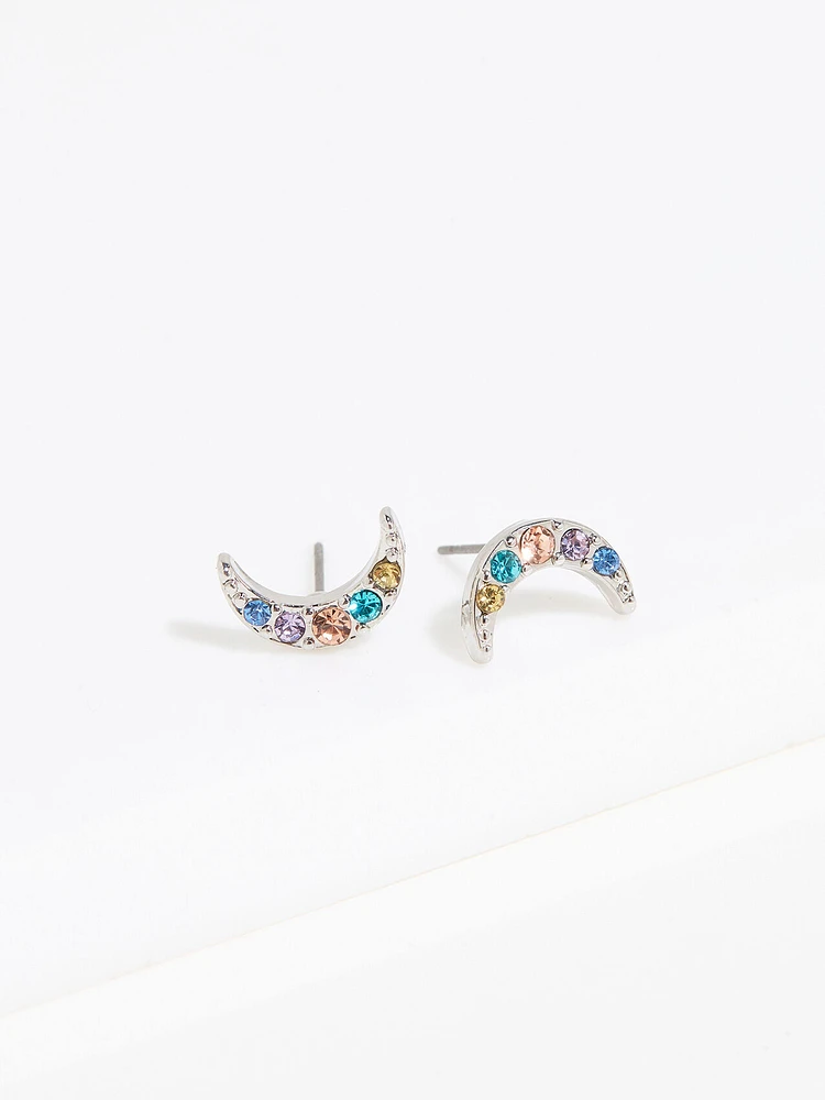 Silver Stud Multi Design Earring Pack