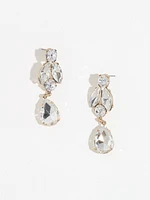 Crystal Teardrop Earrings