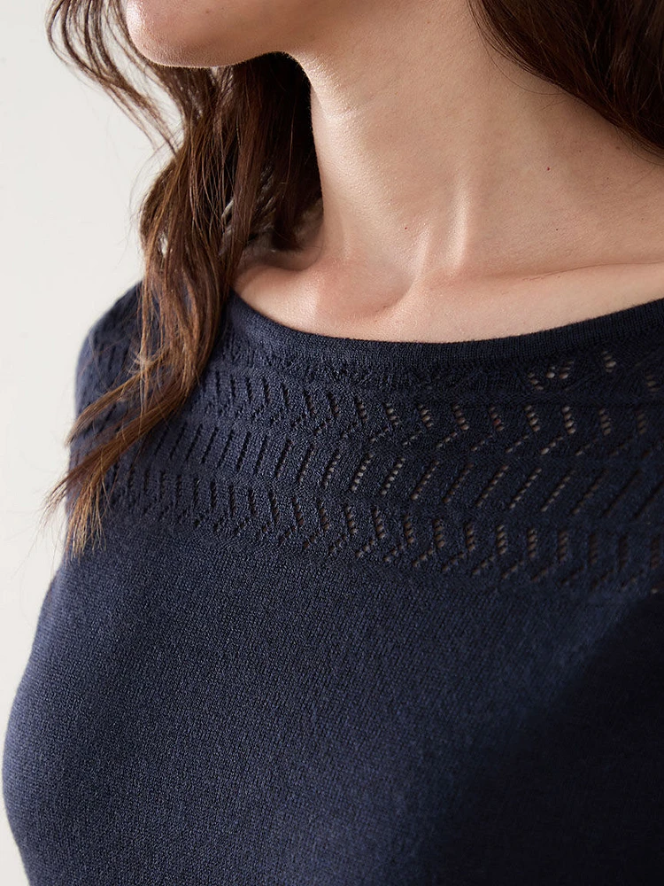 Boatneck Pullover Sweater