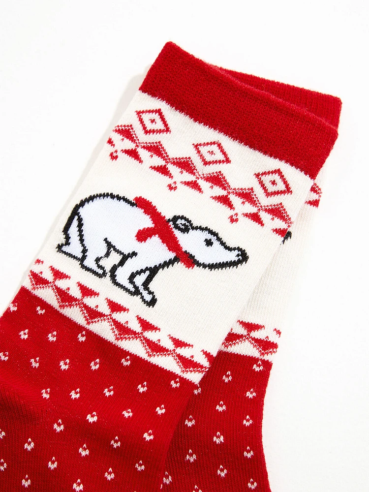 Polar Bear Crew Socks