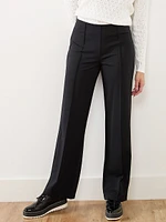 Trisha Scuba Crepe Wide Leg Trouser