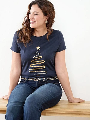 Modal Blend Graphic T-Shirt
