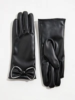 Bow Detail Gloves