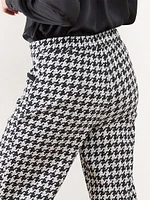 Tonia Houndstooth Wide Leg Pant