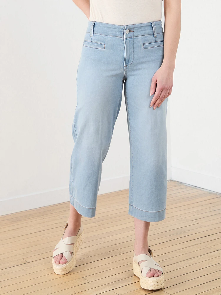 Haylie Wide Leg Crop Jeans