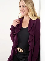 Open Front Waterfall Cardigan