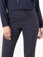 Emily Patterned Slim Leg Pants