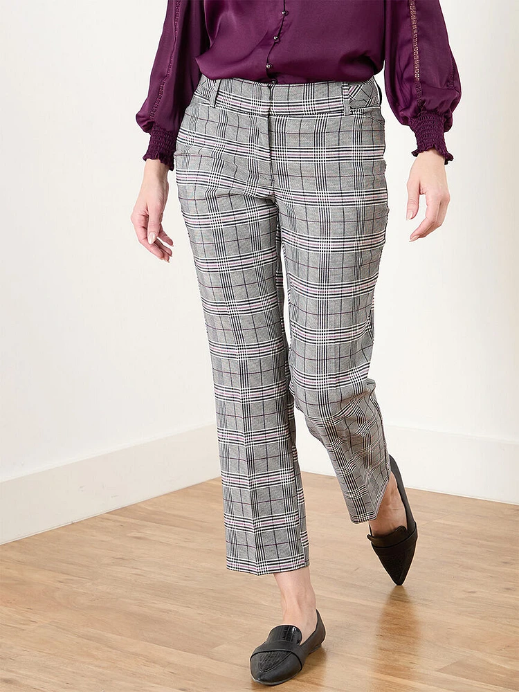 Leah Plaid Ankle Pant