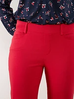 Emily Red Slim Leg Pants